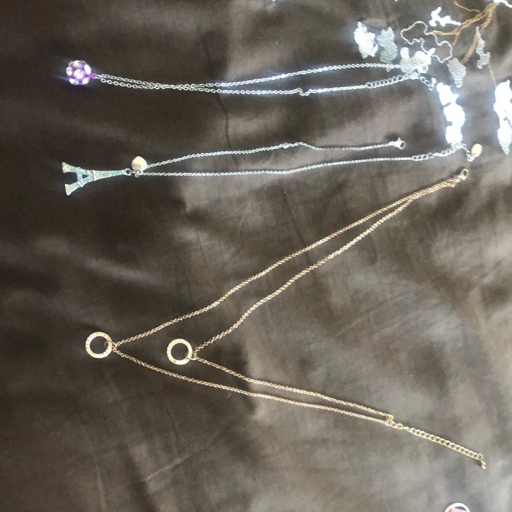 Three Necklaces - Silver and Gold Colors